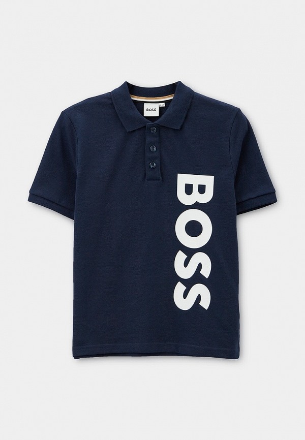 

Поло Boss, Синий