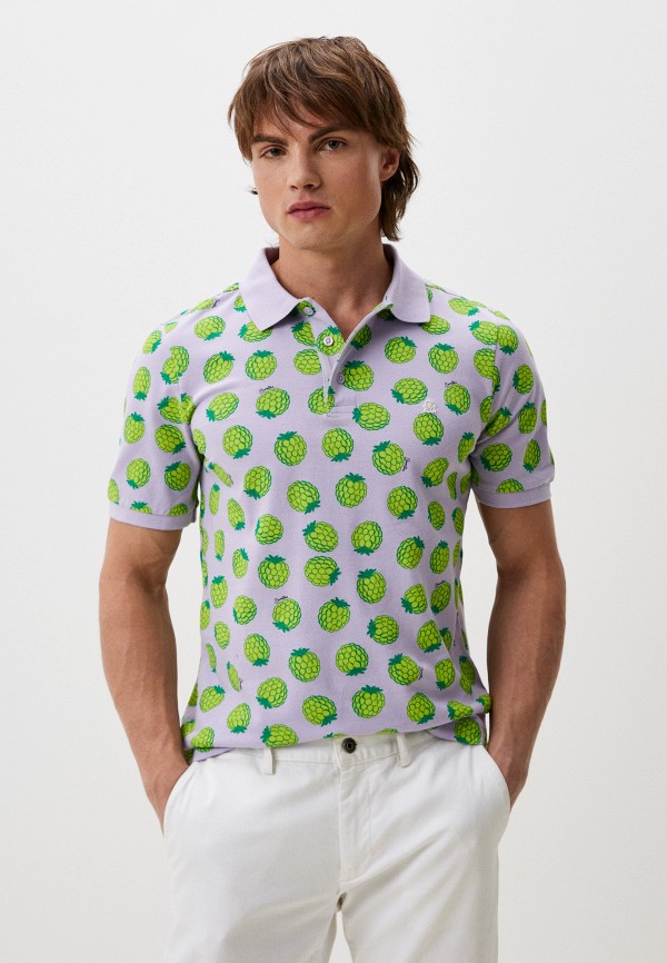 

Поло United Colors of Benetton, Фиолетовый