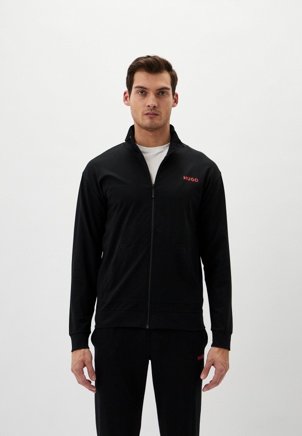 

Олимпийка домашняя Hugo, Черный, Linked Jacket Zip