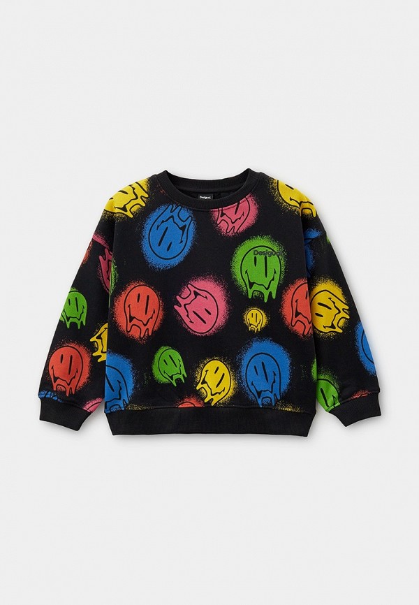 

Свитшот Desigual, Черный, SMILEY