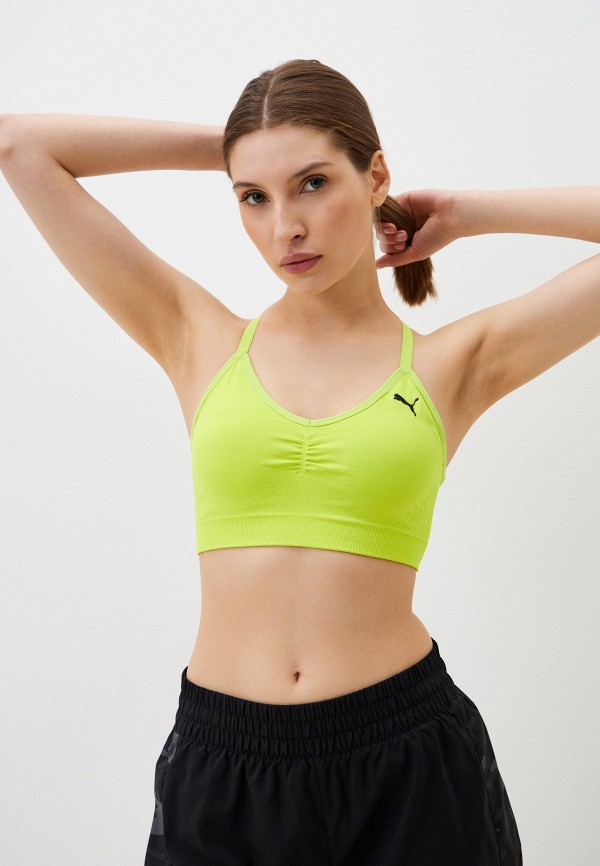 

Топ спортивный PUMA, Зеленый, MOVE SHAPELUXE SEAMLESS BRA
