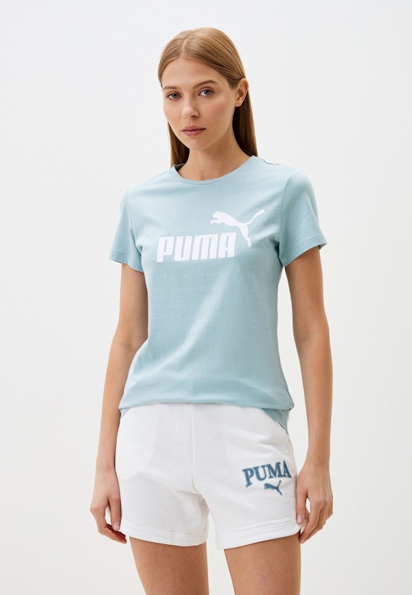 

Футболка PUMA, Голубой, ESS Logo Tee (s)