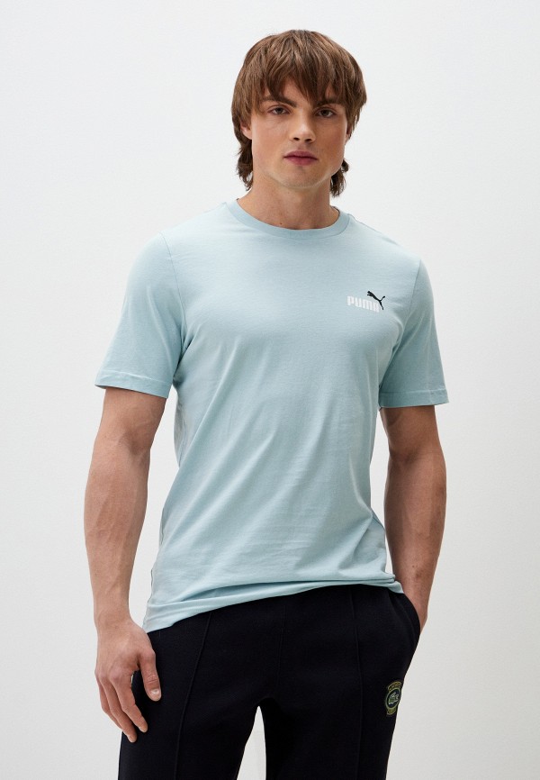 

Футболка PUMA, Голубой, ESS+ 2 Col Small Logo Tee