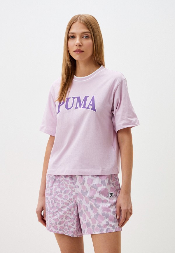 Футболка PUMA PUMA SQUAD Graphic Tee футболка puma размер 50 фиолетовый