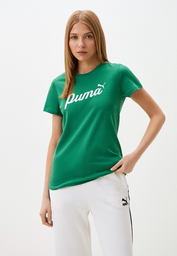 

Футболка PUMA, Зеленый, ESS+ Script Tee
