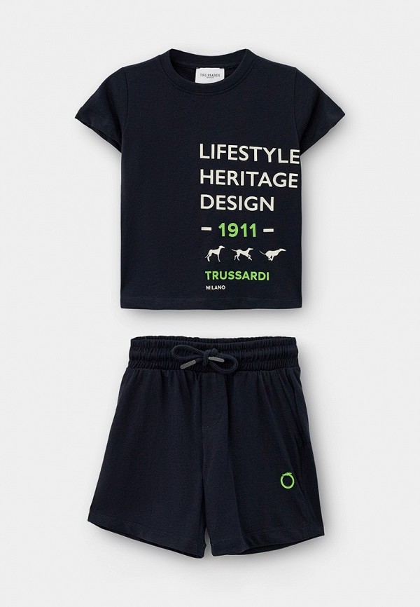 

Футболка и шорты Trussardi Junior, Синий