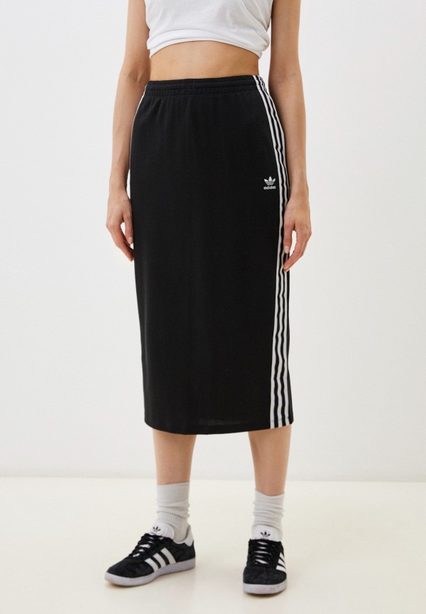 

Юбка adidas Originals, Серый, KNITTED SKIRT