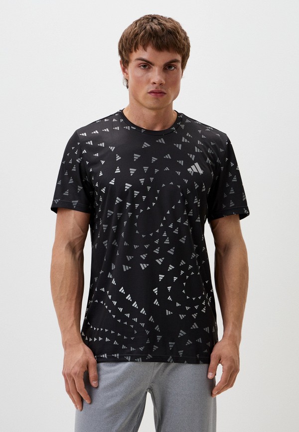 

Футболка adidas, Черный, RUN IT BL TEE