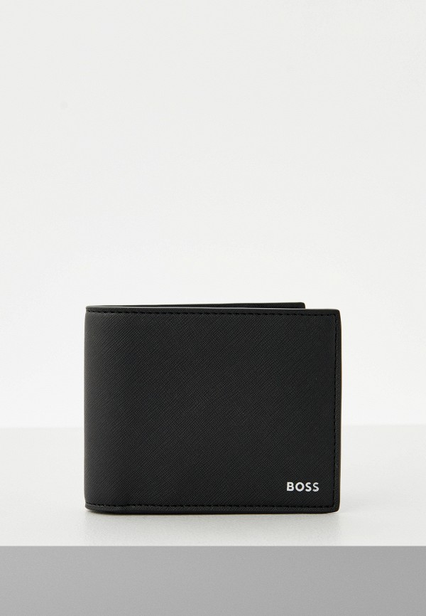 

Кошелек Boss, Черный, Zair Trifold