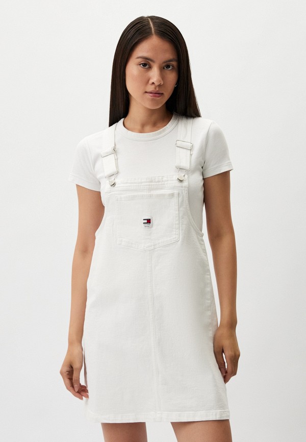 

Платье джинсовое Tommy Jeans, Белый