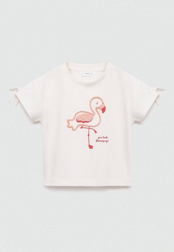 

Футболка Mango Kids, Белый, FLAMEN