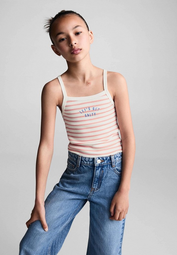 

Майка Mango Kids, Розовый, SALTY