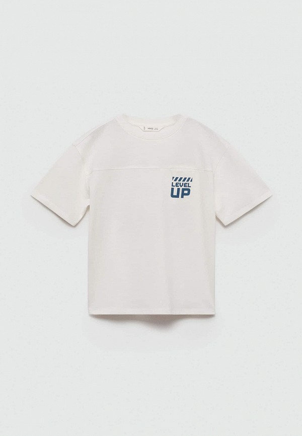 

Футболка Mango Kids, Белый, LEVELUP