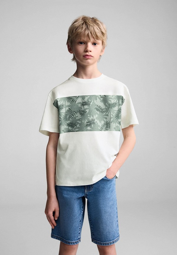 

Футболка Mango Kids, Белый, FRANJA