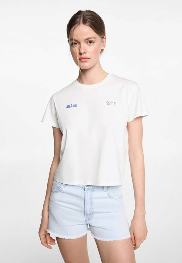 

Футболка Mango Kids, Белый, MIAMI