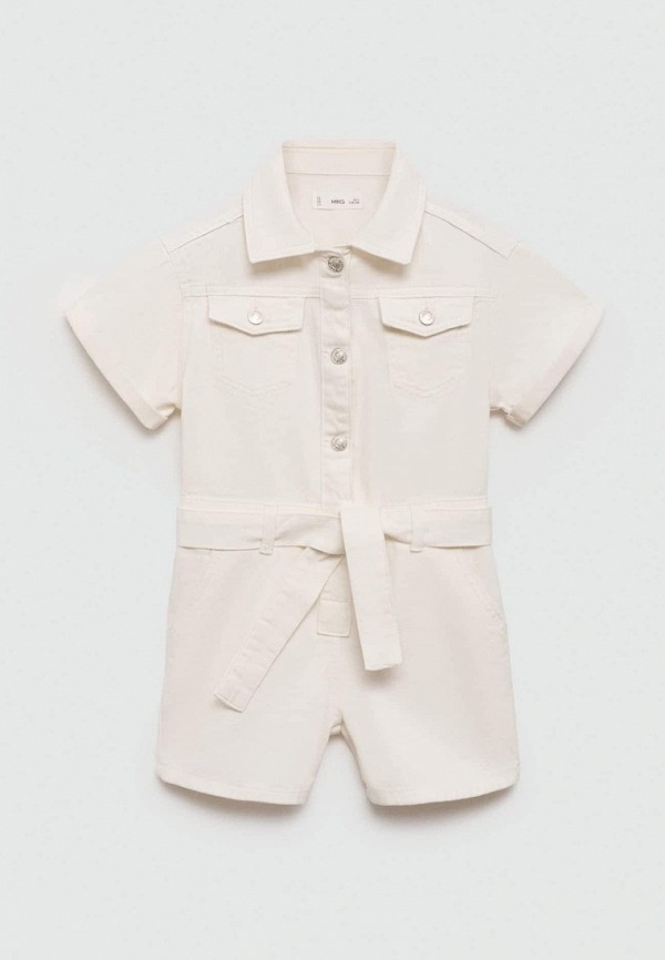 

Комбинезон джинсовый Mango Kids, Белый, EMMA