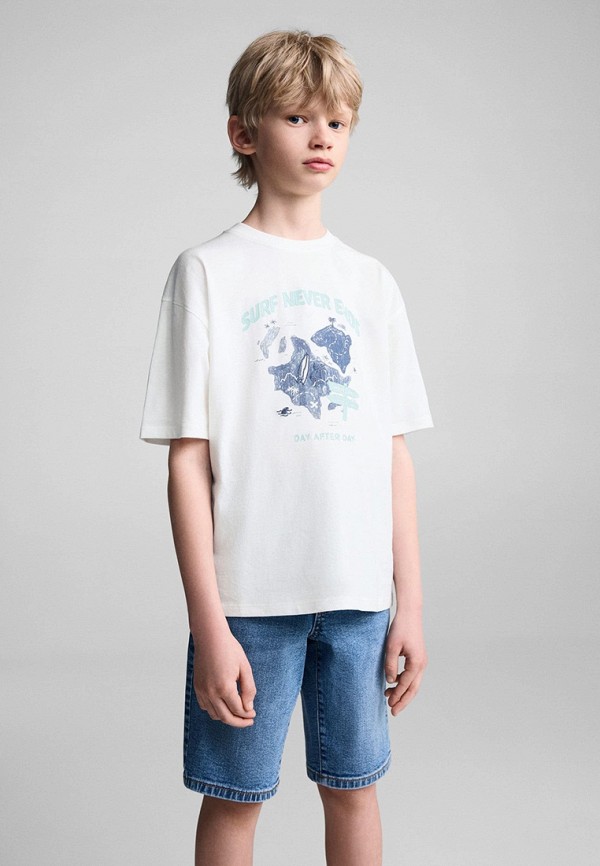 

Футболка Mango Kids, Белый, MAP