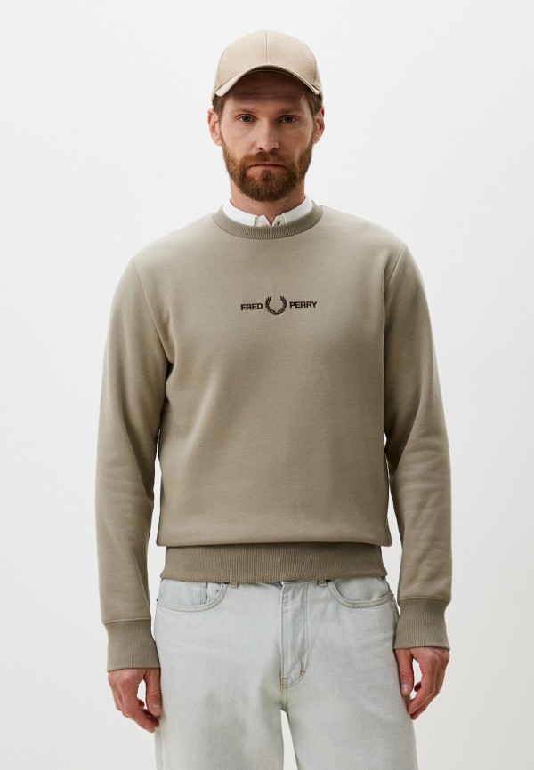 

Свитшот Fred Perry, Бежевый, EMBROIDERED