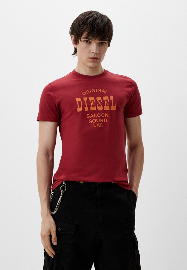 

Футболка Diesel, Бордовый