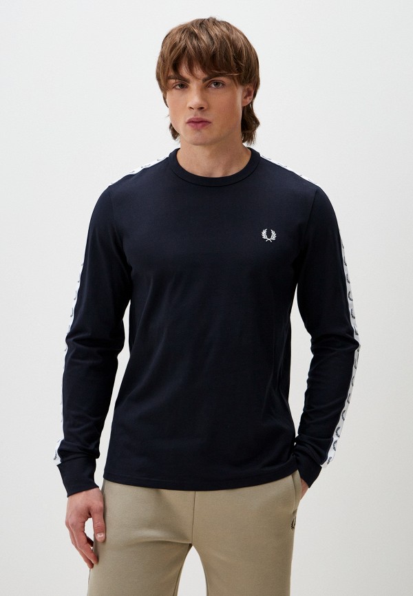 

Лонгслив Fred Perry, Синий, TAPED LONG SLEEVE