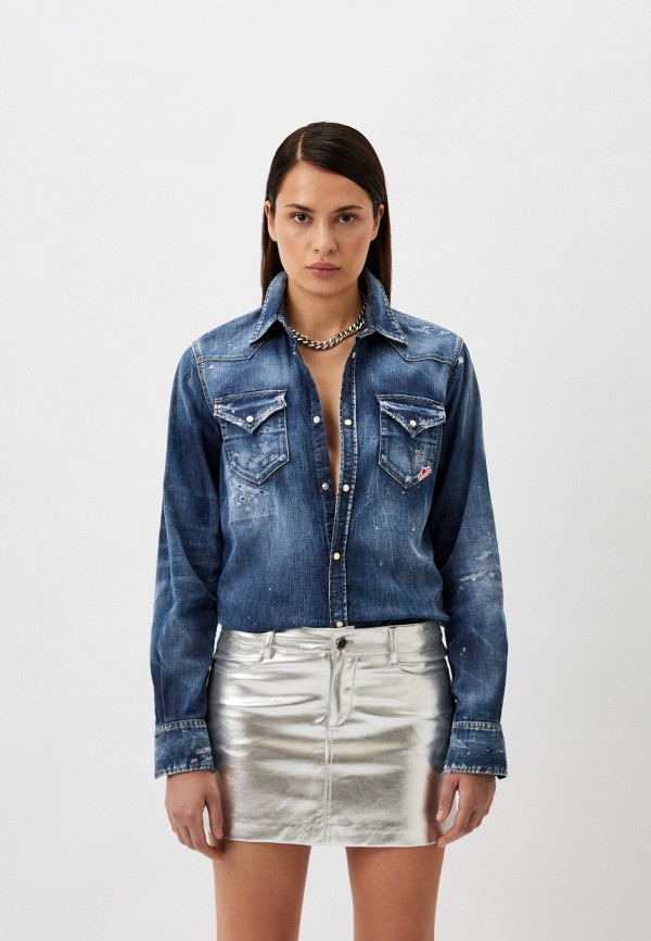 

Рубашка джинсовая Dsquared2, Синий