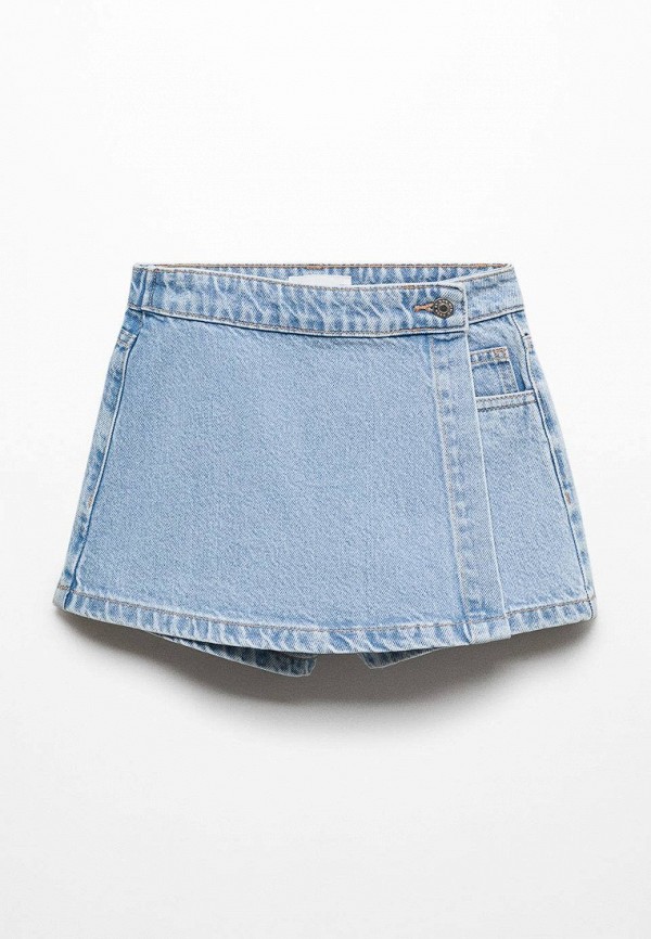 

Юбка-шорты Mango Kids, Голубой, SKORT
