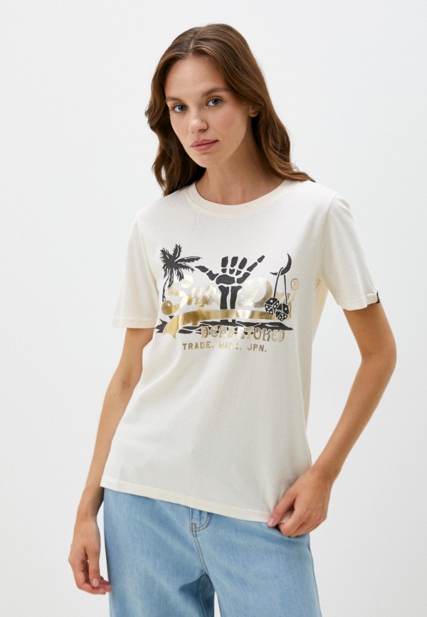 

Футболка Superdry, Бежевый