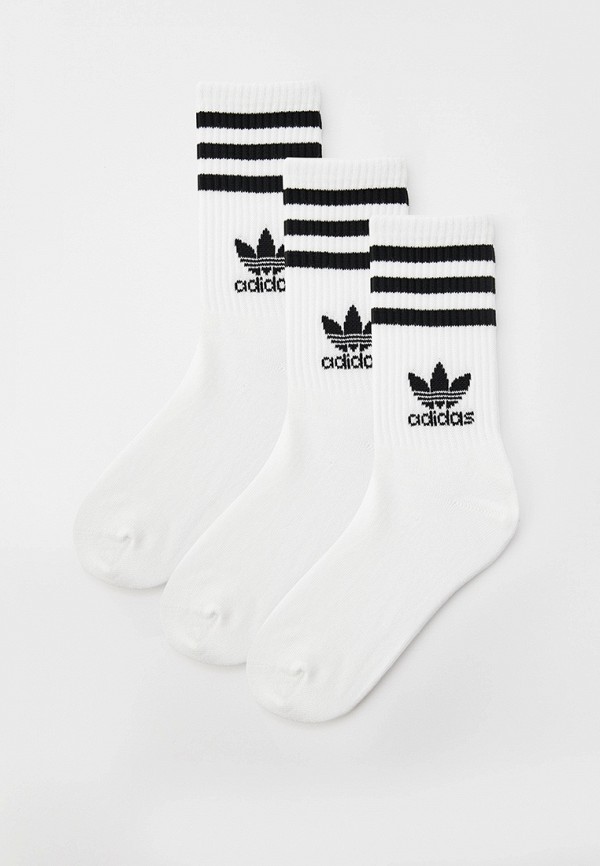 

Носки 3 пары adidas Originals, Белый, CREW SOCK 3STR