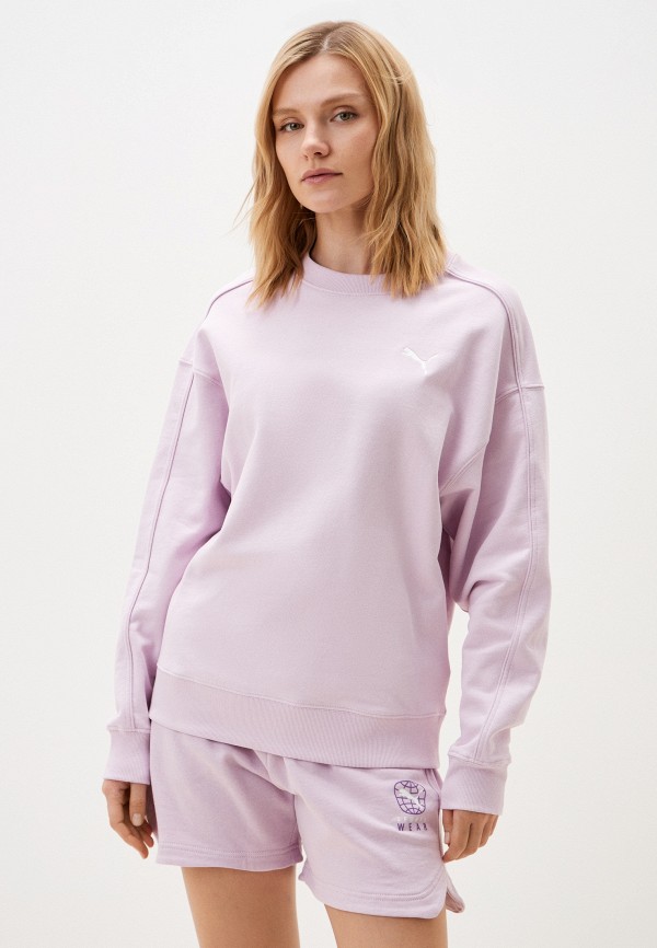 

Свитшот PUMA, Фиолетовый, HER Crew TR