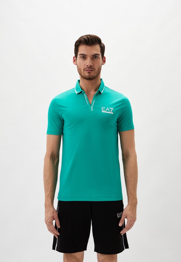 

Поло EA7, Бирюзовый, TENNIS CLUB M