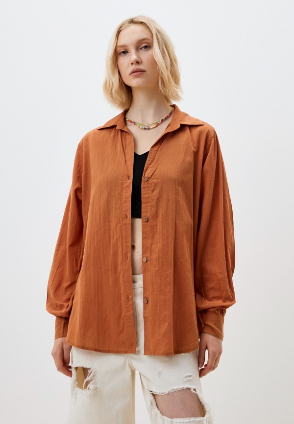

Блуза Billabong, Коричневый, SWELL OVERSHIRT CVUP CNT0