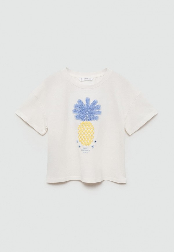 

Футболка Mango Kids, Белый, PINA