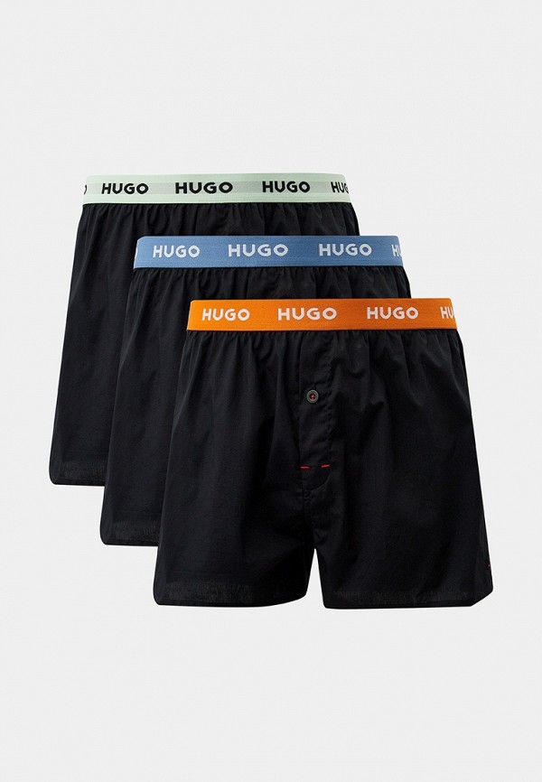

Трусы 3 шт. Hugo, Черный, WOVEN BOXER TRIPLET