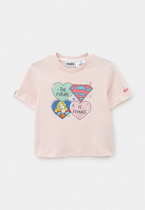 

Футболка Diadora, Розовый, JG.T-SHIRT SS SUPERGIRL