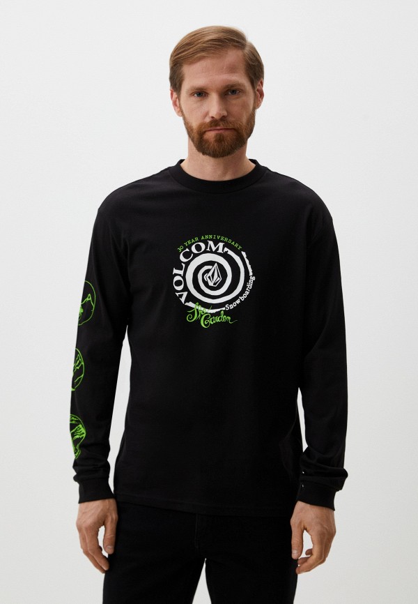 

Лонгслив Volcom, Черный, V ENT THE GARDEN BSC LST