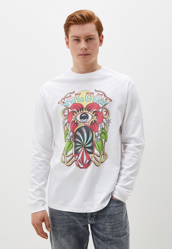 

Лонгслив Volcom, Белый, EYE SEE YEW LST