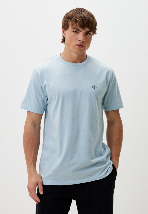 

Футболка Volcom, Голубой, CIRCLE BLANKS HTH SST