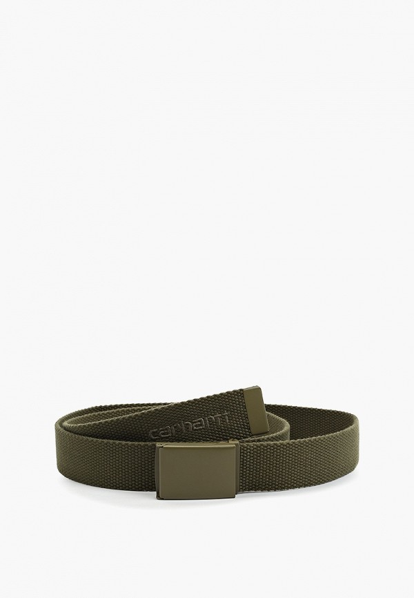 

Ремень Carhartt WIP, Хаки, Script Belt Tonal