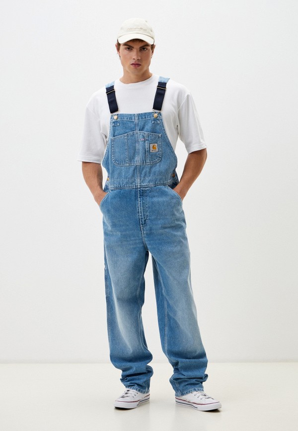 

Комбинезон джинсовый Carhartt WIP, Голубой, Bib Overall
