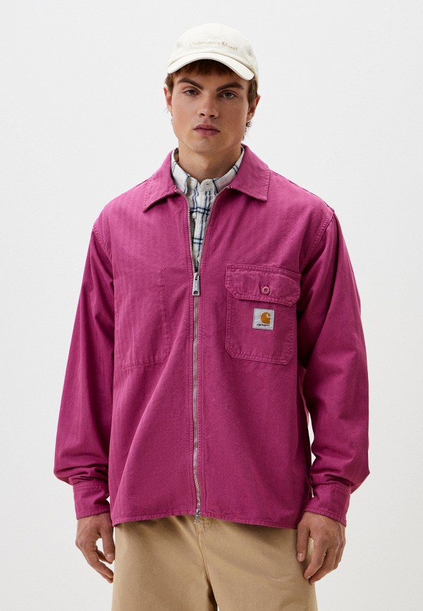 

Рубашка джинсовая Carhartt WIP, Розовый, Rainer