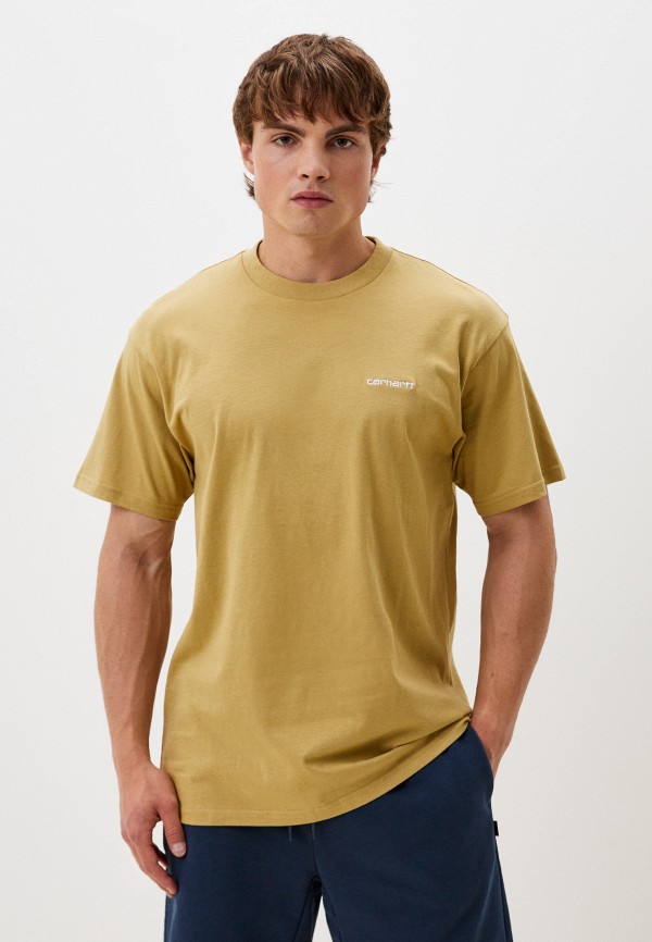 

Футболка Carhartt WIP, Желтый, Script Embroidery
