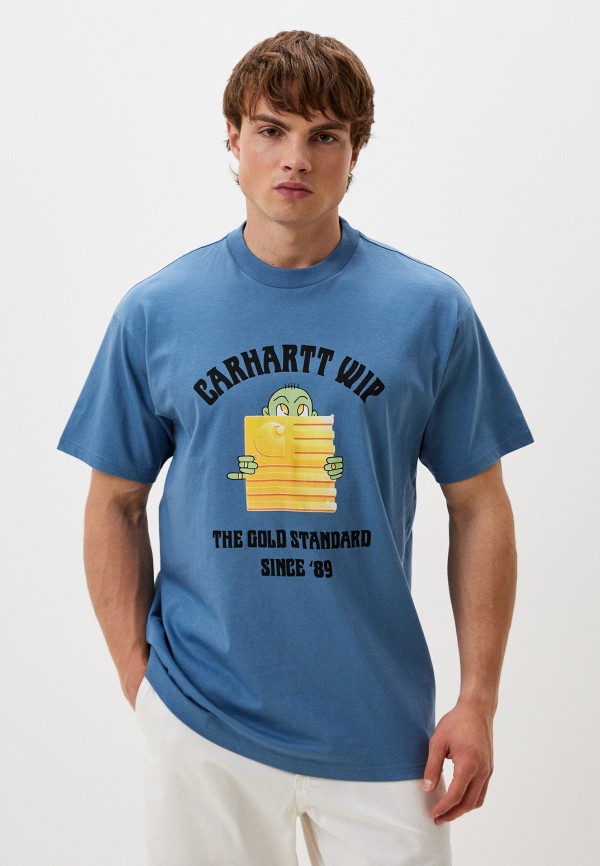 

Футболка Carhartt WIP, Голубой, Gold Standard