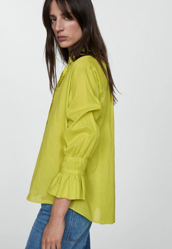

Рубашка Mango, Зеленый, TROPEZ