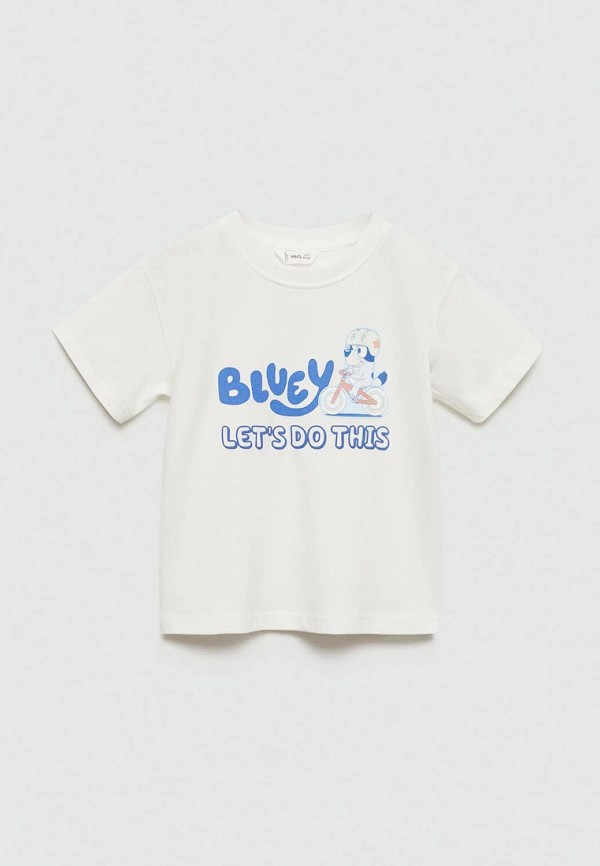 

Футболка Mango Kids, Белый, BLUEBIKE