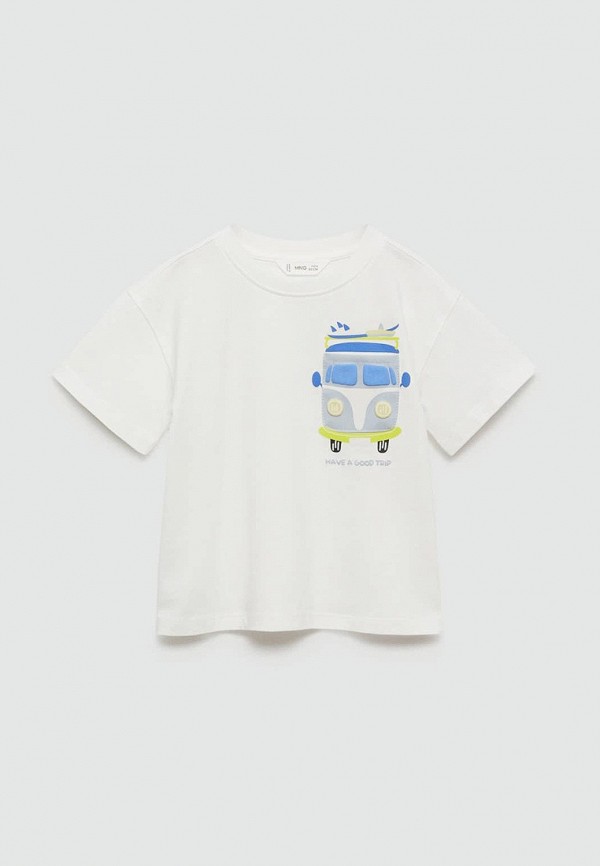 

Футболка Mango Kids, Белый, BALINESA