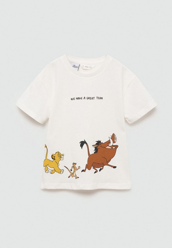 

Футболка Mango Kids, Белый, KINGTEAM