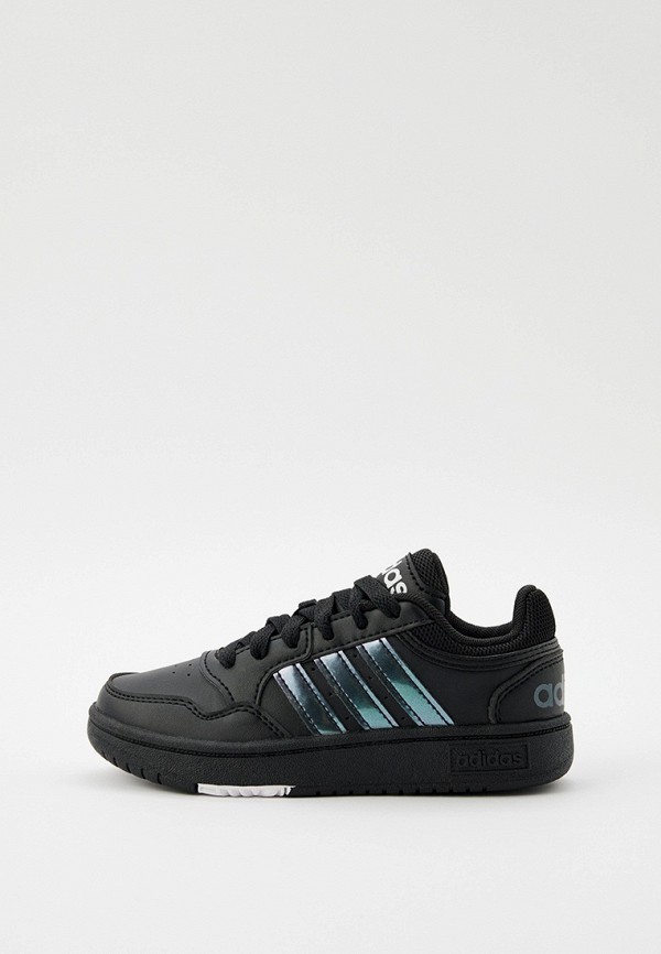 

Кеды adidas, Черный, HOOPS 3.0 K CBLACK/CBLACK/FTWWHT