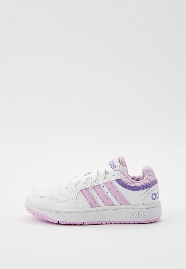 

Кеды adidas, Белый, HOOPS 3.0 K