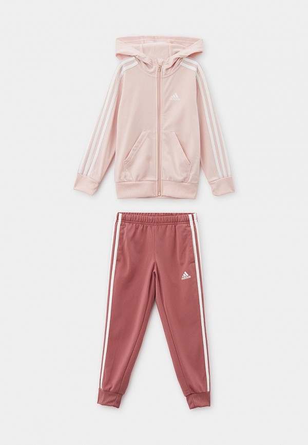 

Костюм спортивный adidas, Розовый, LK 3S SHINY TS