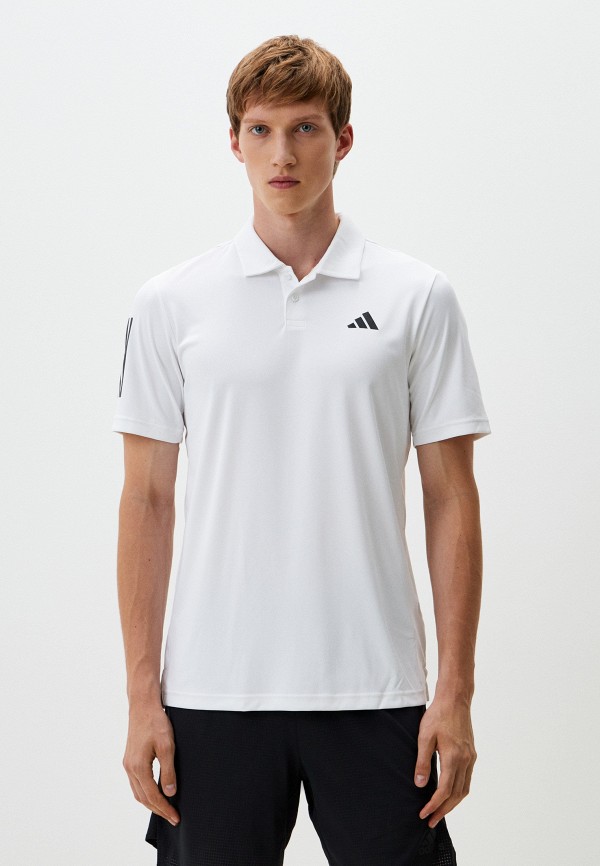 

Поло adidas, Белый, CLUB 3STR POLO